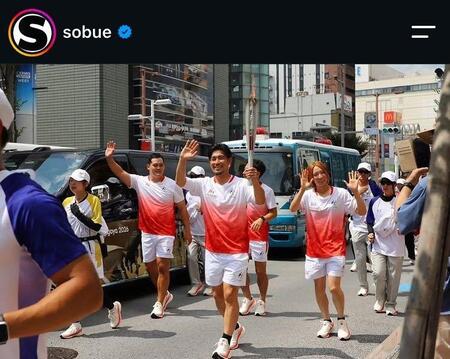 元中日・祖父江大輔氏のインスタグラム（＠ｓｏｂｕｅ）より