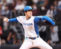 楽天戦に先発する北山（撮影・中島達哉）