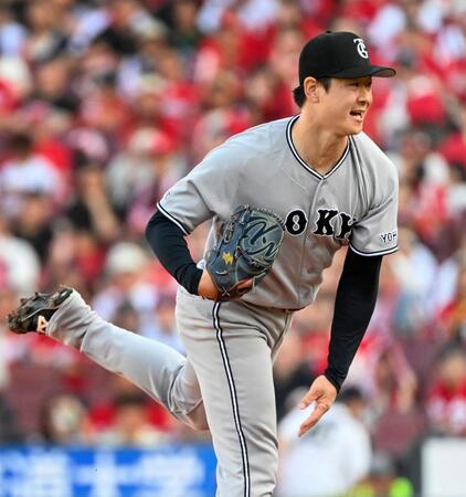 ６回途中から３番手で登板した中川