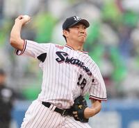 先発し、投げ込む奥川（撮影・田中太一）