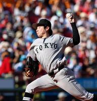 先発し力投する竹丸（撮影・北村雅宏）