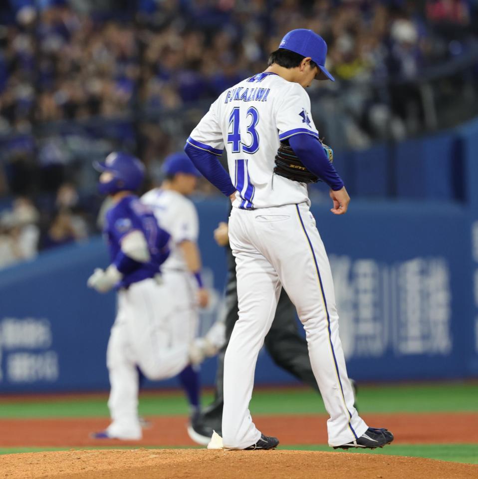３回、福永に先制ソロを打たれた深沢