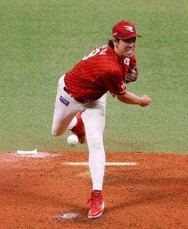 ４回、力投する前田健（撮影・中島達哉）