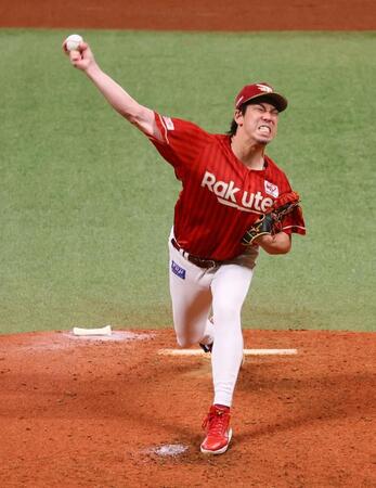 ４回、力投する前田健（撮影・中島達哉）