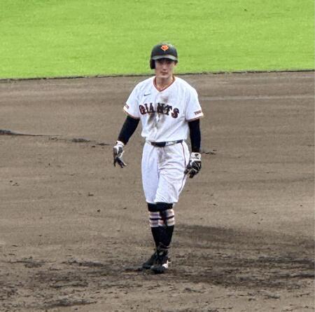 ３軍戦で実戦復帰した浦田（撮影・松井美里）