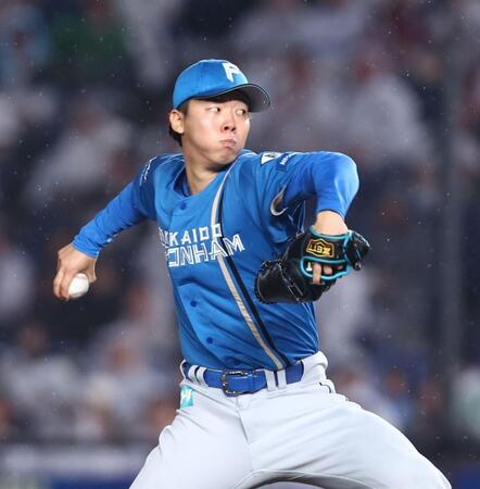 ６回から登板した大川（撮影・中島達哉）