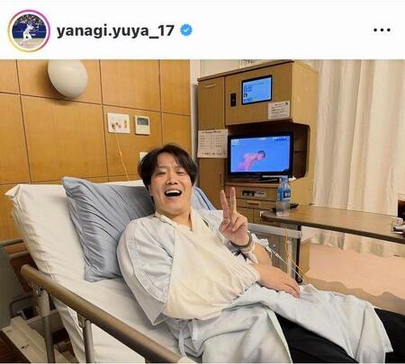 中日・柳のインスタグラム（＠ｙａｎａｇｉ．ｙｕｙａ＿１７）から
