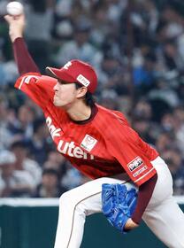 西武戦に先発した岸