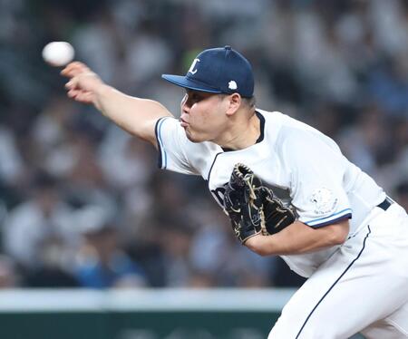 力投する平良（撮影・金田祐二）