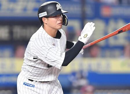 ロッテ・中村奨吾