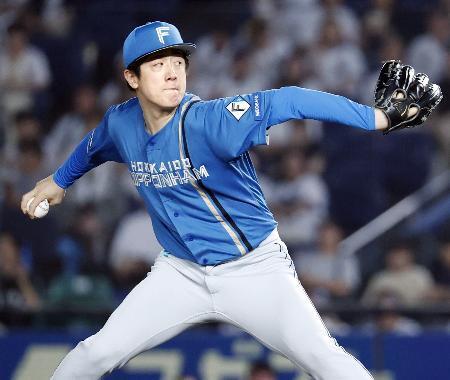 　ロッテ戦に先発した日本ハム・北山＝ＺＯＺＯマリン