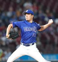 先発し力投する大野（撮影・北村雅宏）