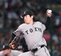 力投する先発の竹丸（撮影・西田忠信）