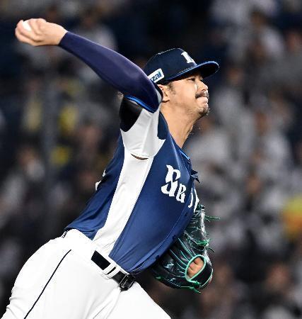 　ロッテ戦に先発した西武・高橋光＝ＺＯＺＯマリン