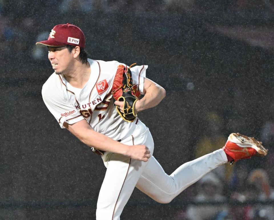 ソフトバンク戦に先発した前田健