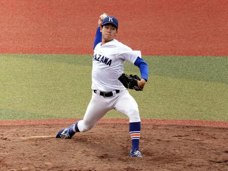 延長十回にマウンドに上がった駒大・仲井慎