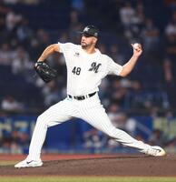 先発し力投するルケーシー（撮影・石井剣太郎）