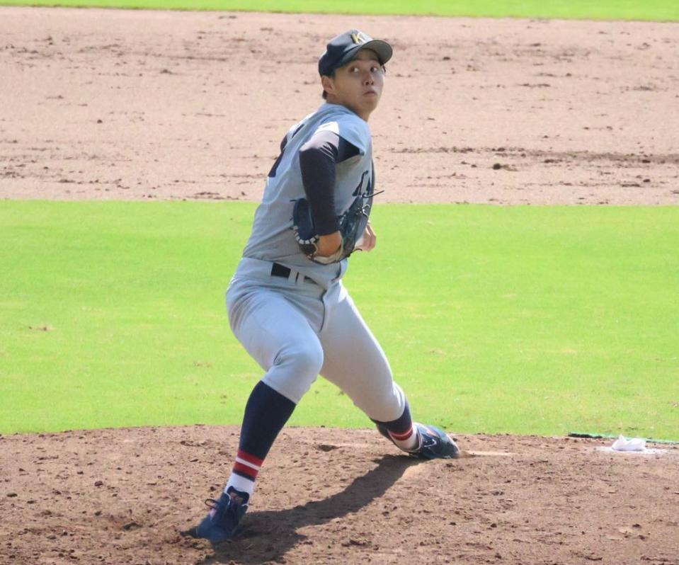 先発した関大・米沢友翔