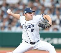力投する平良（撮影・金田祐二）