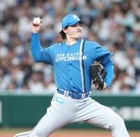 力投する有原（撮影・金田祐二）