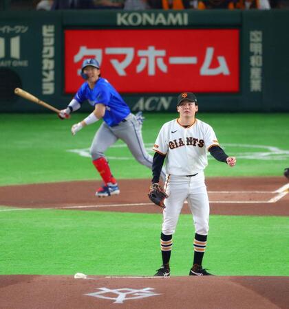 １回、度会に先制本塁打を許した竹丸（撮影・石井剣太郎）