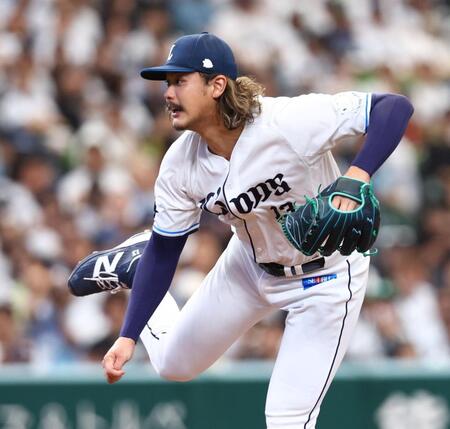 １回、力投する高橋光（撮影・中島達哉）