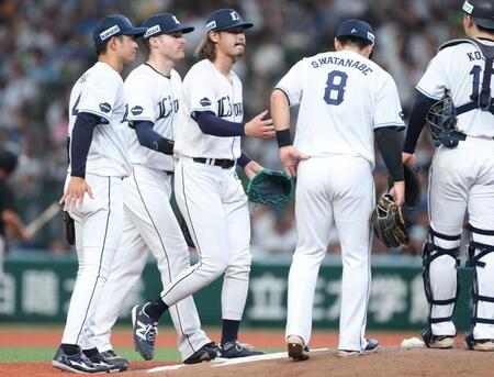 ５回、先制点を奪われ厳しい表情の高橋光（撮影・金田祐二）