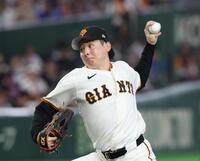 ＤｅＮＡ打線相手に力投する竹丸（撮影・佐々木彰尚）