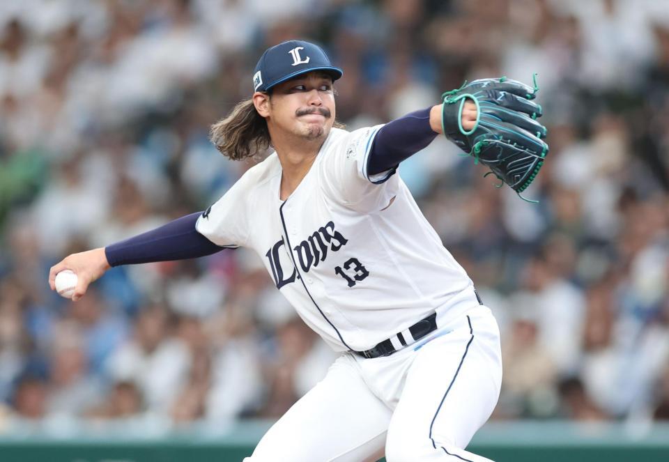 力投する高橋光（撮影・金田祐二）