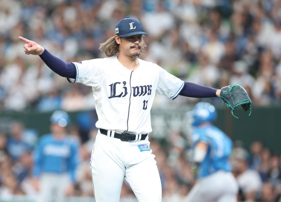 １回、無失点に抑えた高橋光（撮影・金田祐二）