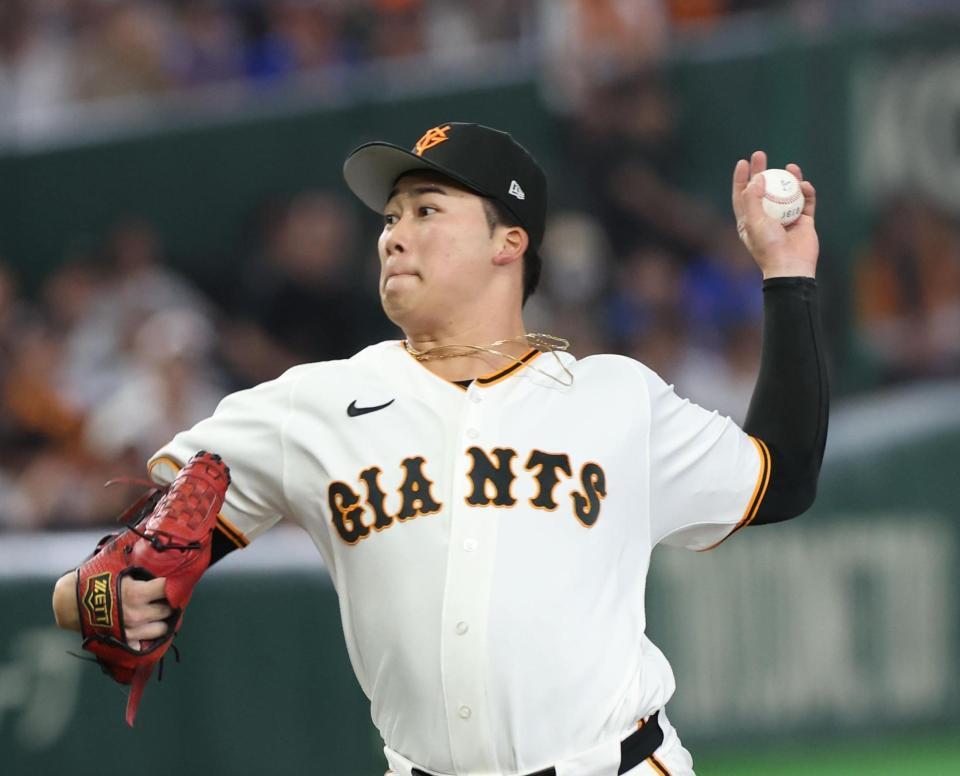 ３回に登板した代木（撮影・佐々木彰尚）