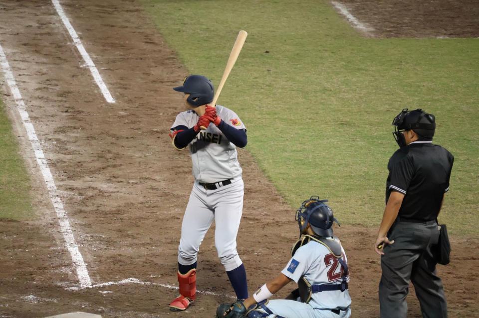 父の前で活躍を見せた関学大・新井亮規浩