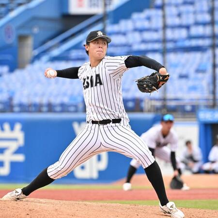 国学院大戦でノーヒットノーランを達成した亜大・川尻