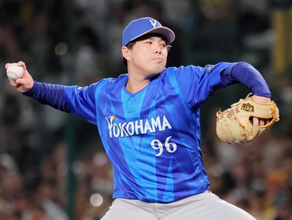 ７回途中から登板した馬場