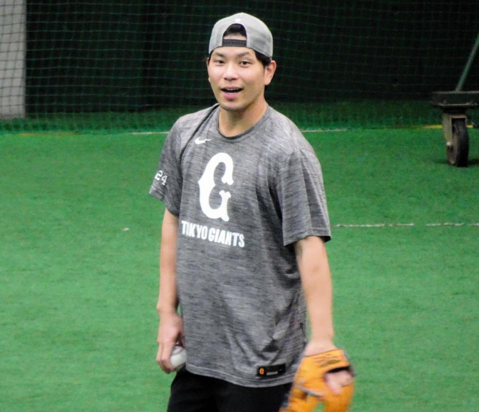 ジャイアンツ球場で始動した大城