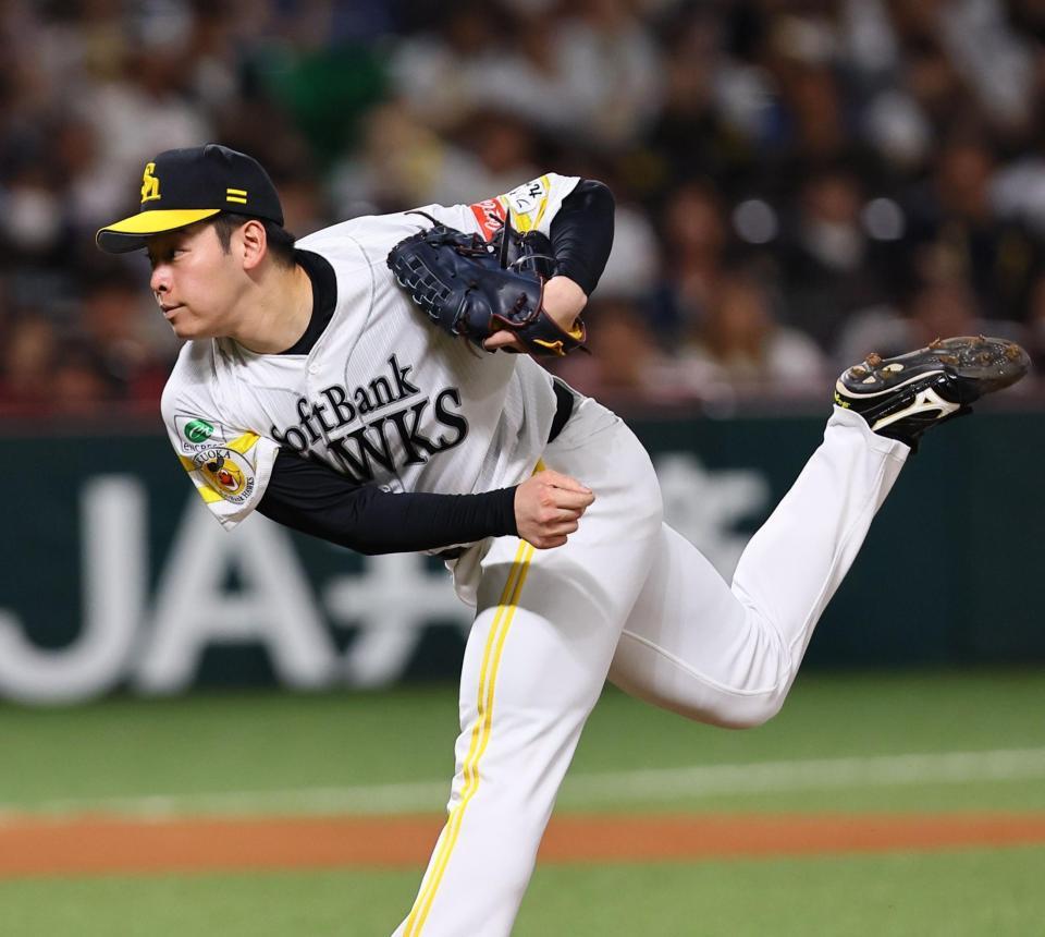 ６回から登板した鈴木（撮影・中島達哉）