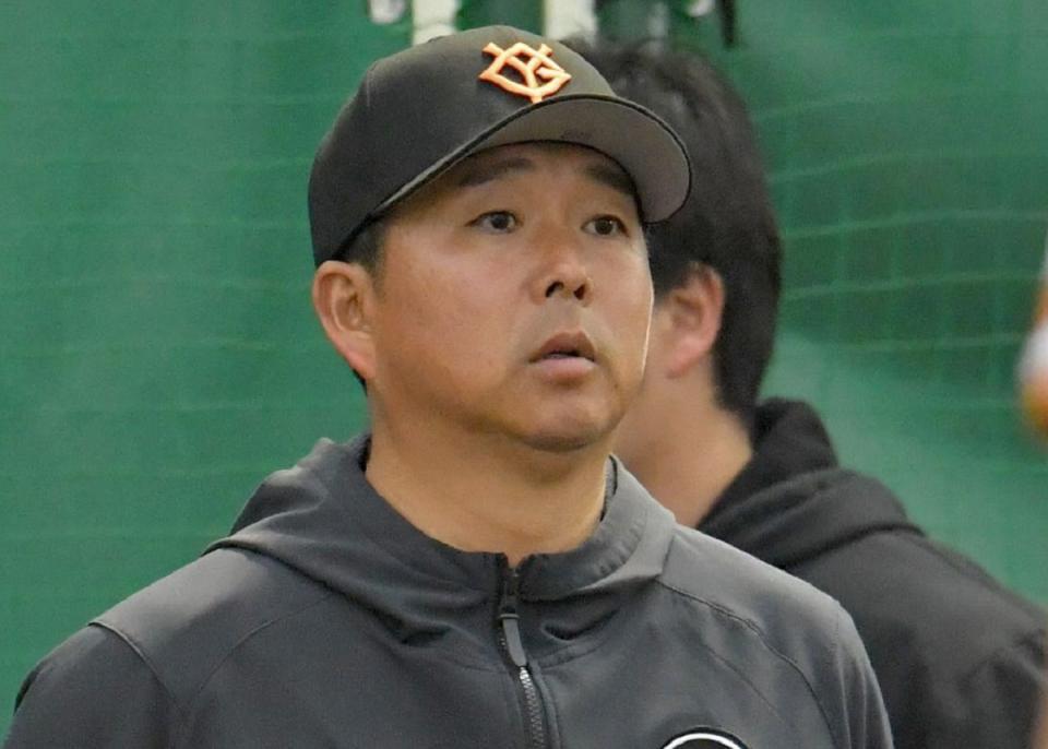 巨人・実松一成コーチ