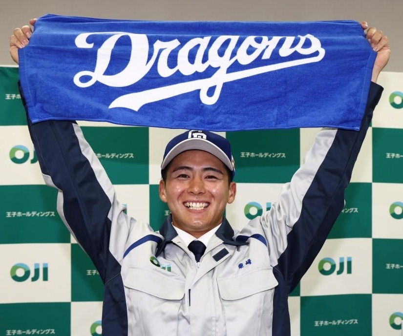 中日から２位指名を受けた王子の柴崎聖人