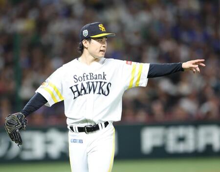 ３回、度会を遊ゴロに打ち取った松本晴