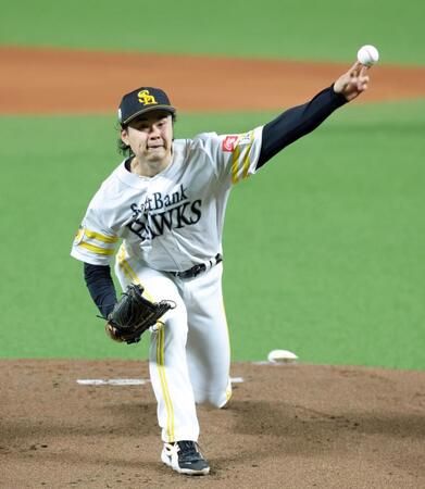 ＤｅＮＡ打線を相手に力投する松本晴（撮影・立川洋一郎）