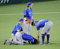 ９回、負傷した神里