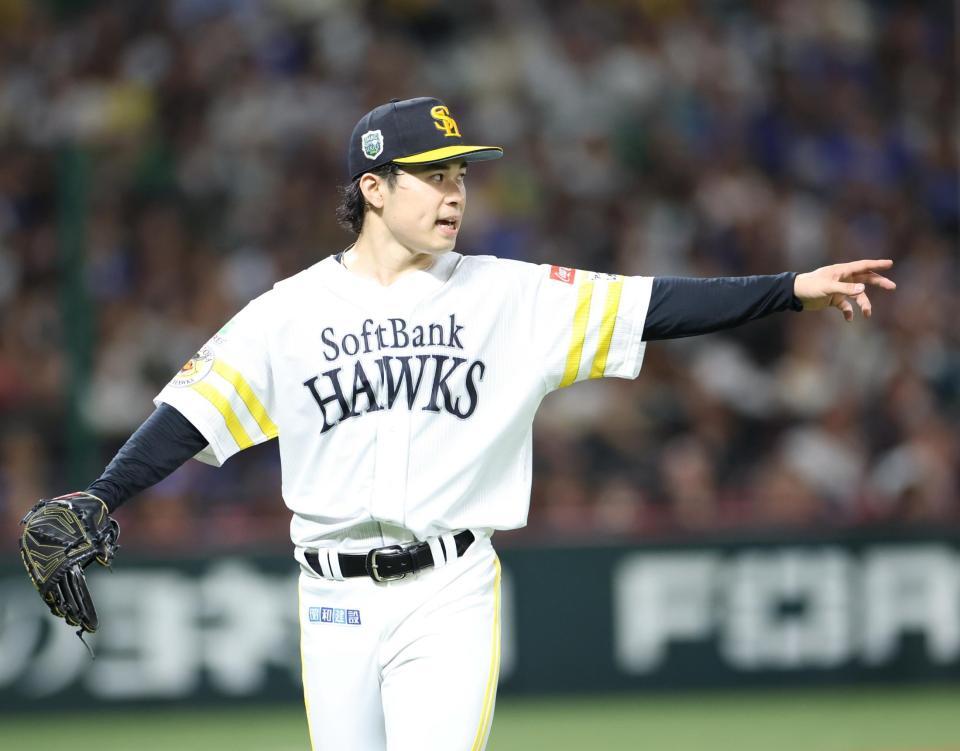 ３回、度会を遊ゴロに打ち取った松本晴