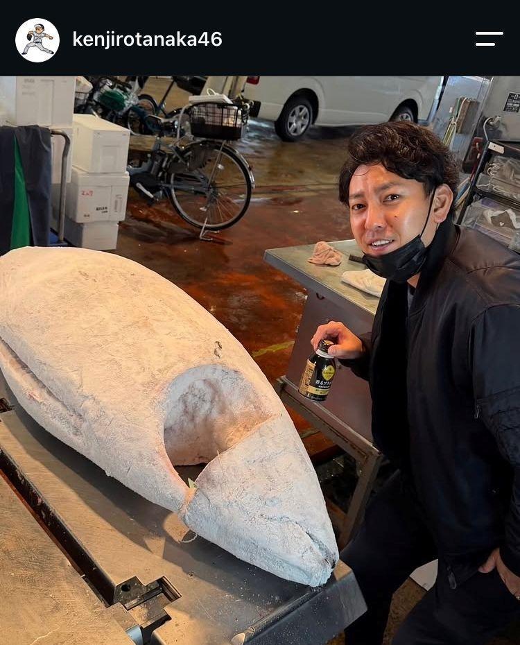田中健二朗氏のインスタグラム（＠ｋｅｎｊｉｒｏｔａｎａｋａ４６）より