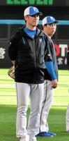 秋季キャンプ２日目からチームに合流した西岡野手総合コーチ