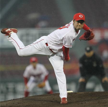 　７回１失点の好投も実らなかった大竹（撮影・出月俊成）