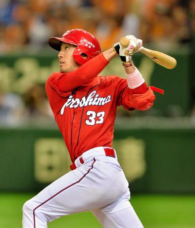 　先制弾を放った菊池