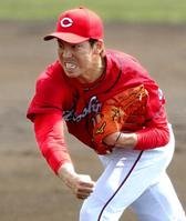 マエケン“魔球”縦スラ初披露