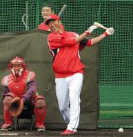 黒田40スイング２安打「ゲームでは…」