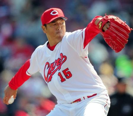 オープン戦に先発した黒田＝マツダスタジアム