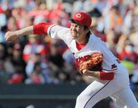 ７回無失点の好投で今季３勝目を挙げた広島・前田健太＝マツダスタジアム（撮影・出月俊成）